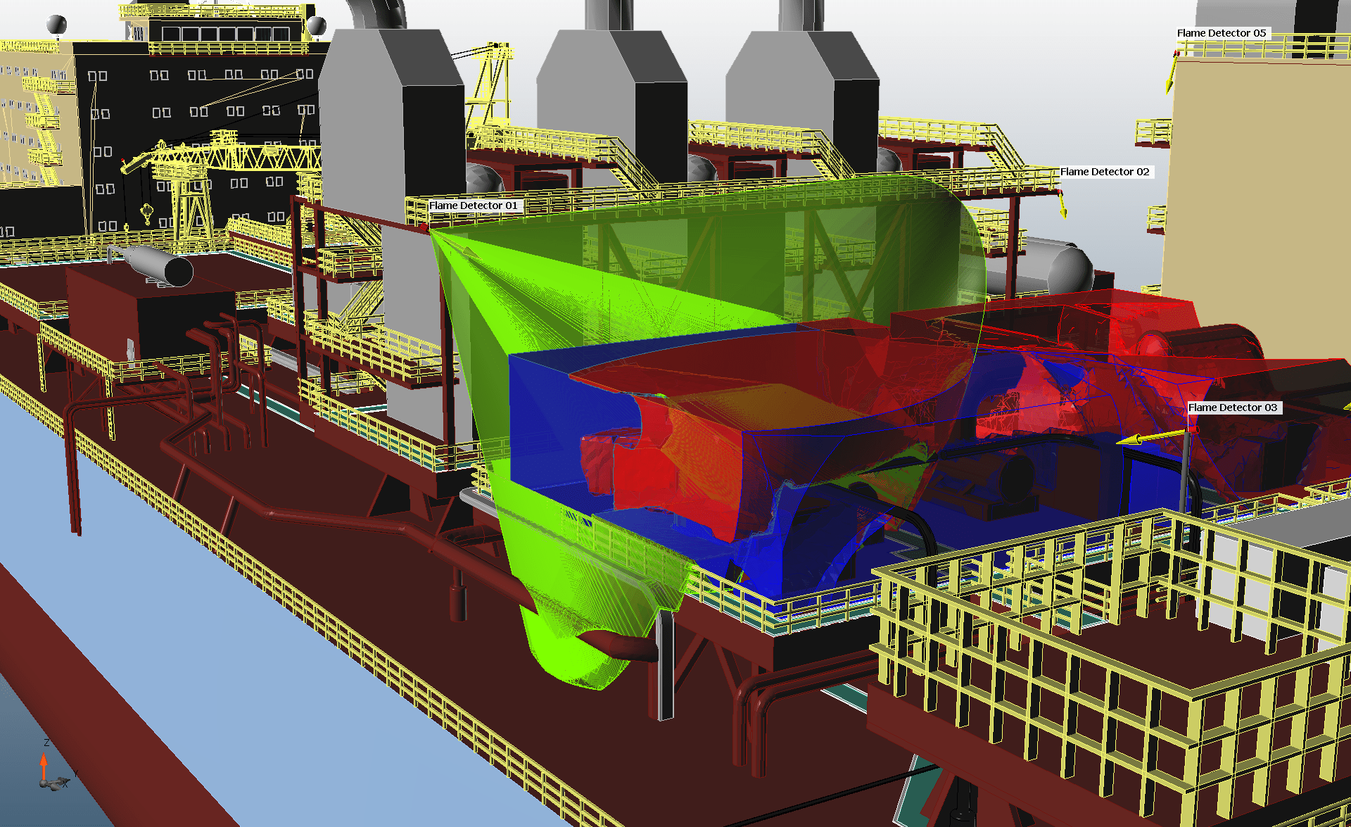Detect3D FPSO coverage visualization