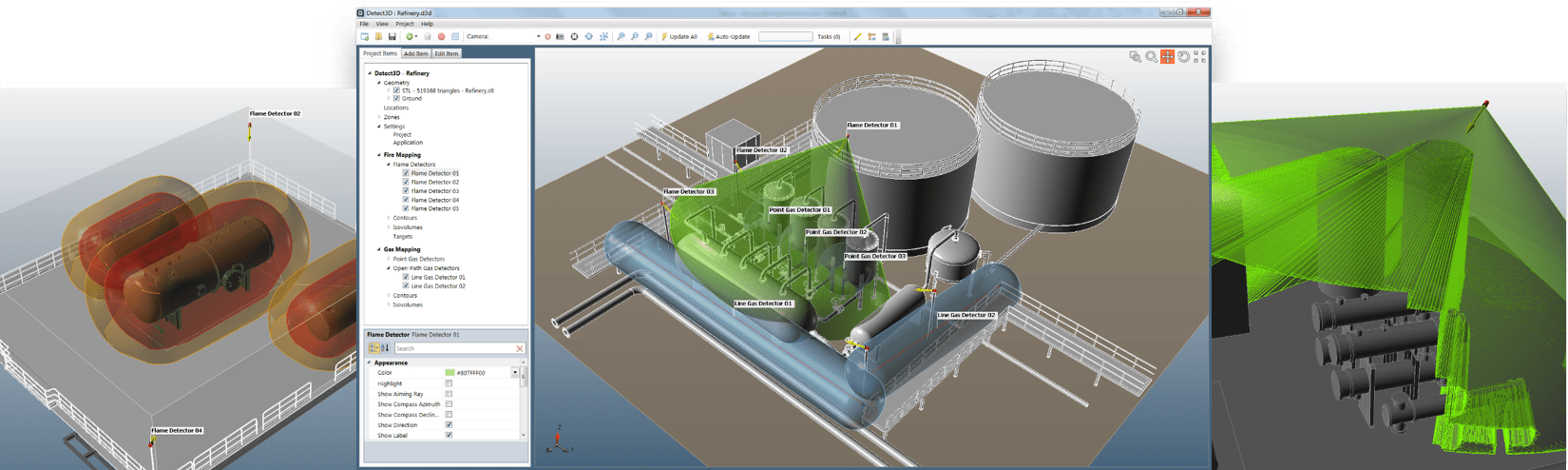 Detect3D Windows interface
