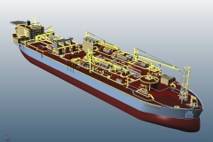 Offshore FPSO CAD Model