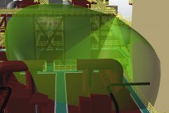 Unobstructed Flame Detector FOV