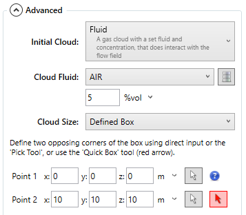 Cloud Size Dispersion