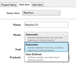 User-defined Reaction